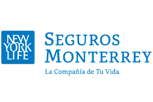 Logo de Seguros Monterrey como aliado en coordinación de servicios de atención domiciliaria Cuida24 en Monterrey